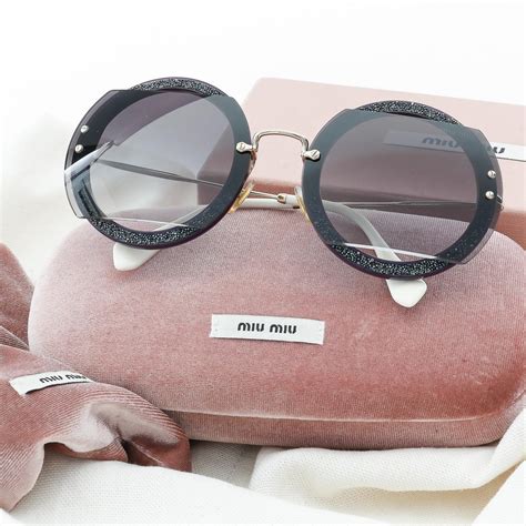 lentes miu miu redondos|Gafas Para Mujeres .